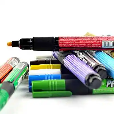 15pcs/lot Japan Pentel MMP20 Marker Pen Paint Pen High-gloss Note Pen Advertising Pen 3.0mm Art Supplies