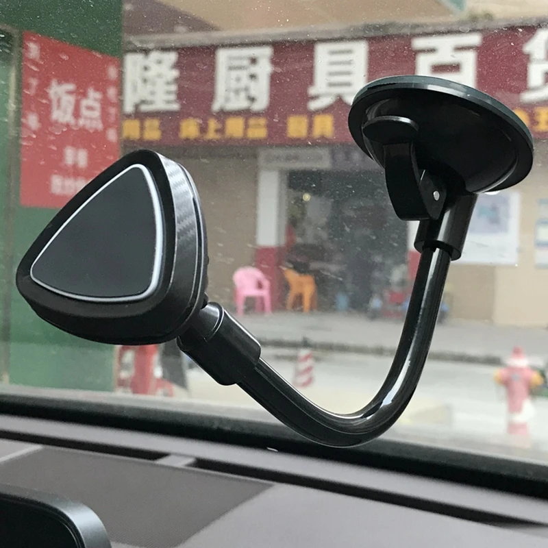 حامل هاتف مغناطيسي في سيارة لتحديد المواقع الزجاج الأمامي جبل المغناطيس حامل حامل هاتف السيارة للهاتف الخليوي لهواوي سامسونج شاومي Oneplus