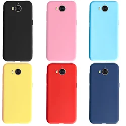 Phone Case For Huawei Y5 2017 Mya-l22 Mya-u29 Huawei Y6 2017 Cover Silicone Soft Candy Color Back Cover For Huawei Y5 2017 Case