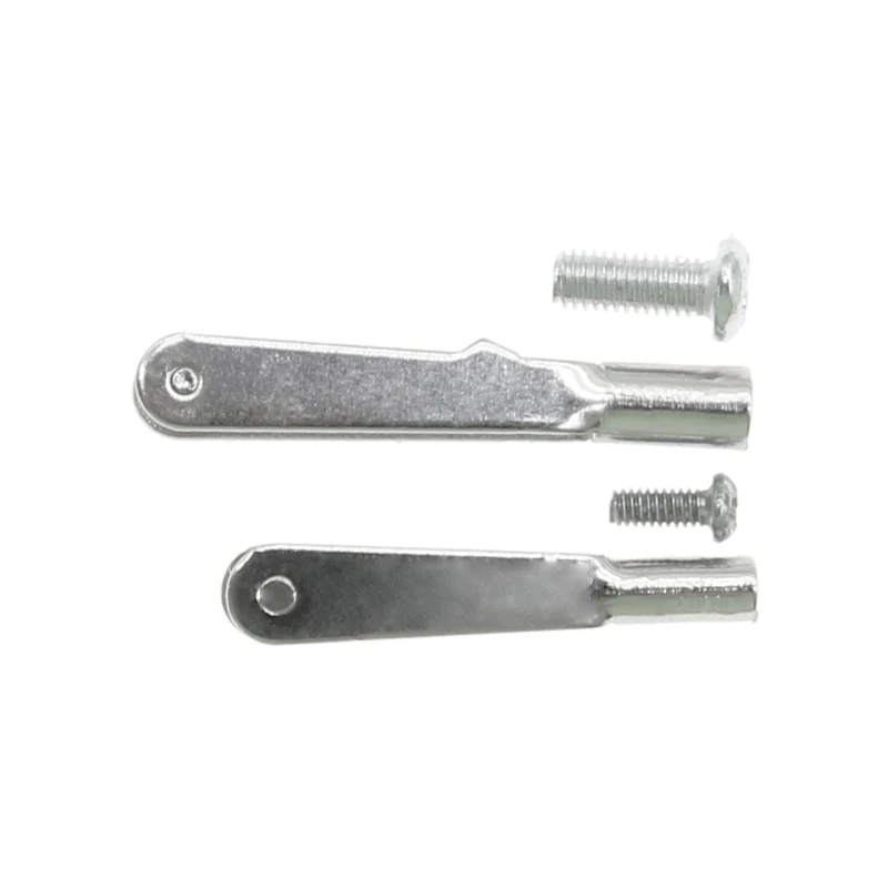 2 Pcs M2 M3 Logam Clevis Chuck Pesawat Remote Control Model Fixed Wing Koneksi Push-Pull Rod Logam Besi chuck