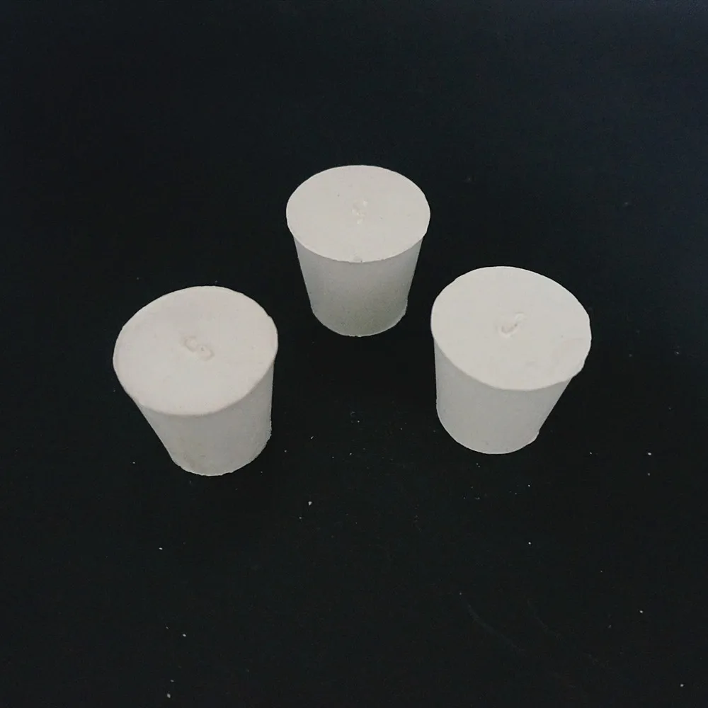 11# to 22# rubber stopper erlenmeyer flask plug bottle stopper test tube stopper