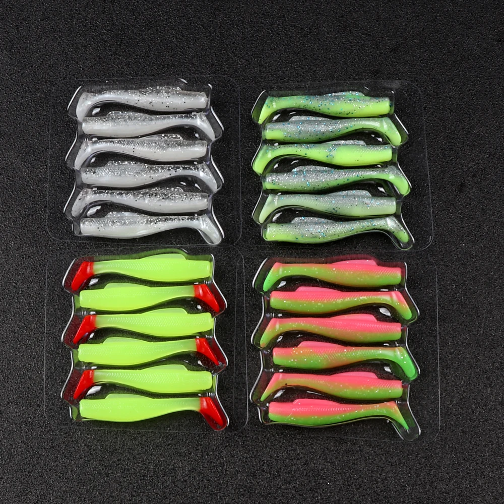 JOHNCOO Señuelo de Pesca TPR – Cebo Blando para Perca y Lubina - imagen 4