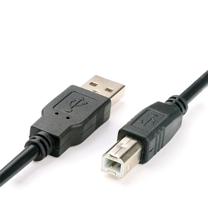 1Pc USB High Speed 2.0 A To B Male Cable For Canon Brother Samsung Hp Epson Printer Cord 1m 1.5m