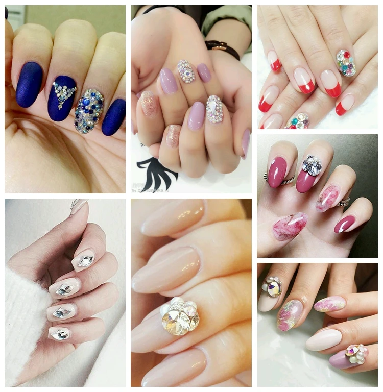 Super Glitter Crystal AB Non Hot Fix Rhinestones SS3-SS50 FlatBack Strass Sewing&Fabric Garment Nail Art Rhinestones Decorations