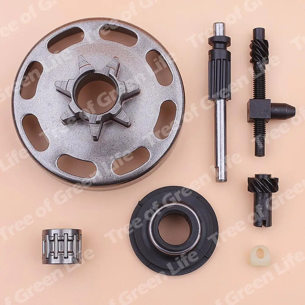.325 "7T مخلب طبل ل Husqvarna 435 435E 440 440E مضخة زيت دودة والعتاد سلسلة الضابط التوتر تحمل بالمنشار