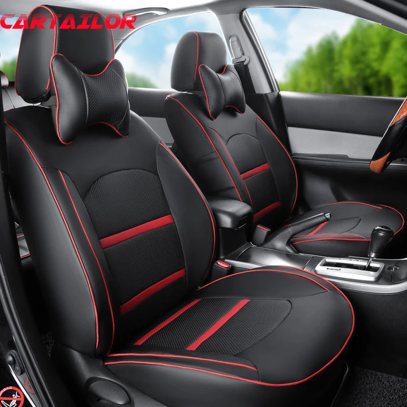 CARTAILOR cover seat PU Leather car styling for Citroen C4 car seat cover auto seat covers & supports for aircross accessories