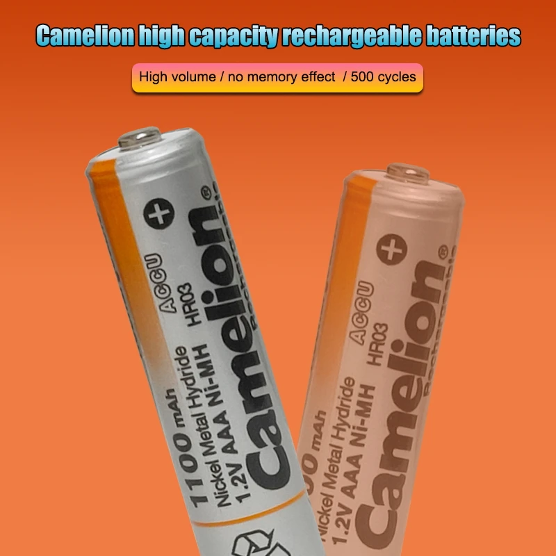 Аккумуляторная батарея Camelion 1100 мАч 1,2 в AAA NiMH Ni-MH, низкий саморазряд, высокая емкость