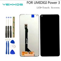 100% original For UMIDIGI Power 3 LCD Display +Touch Screen Digitizer Assembly 100% Tested UMI Power3 LCD Replacement +tools