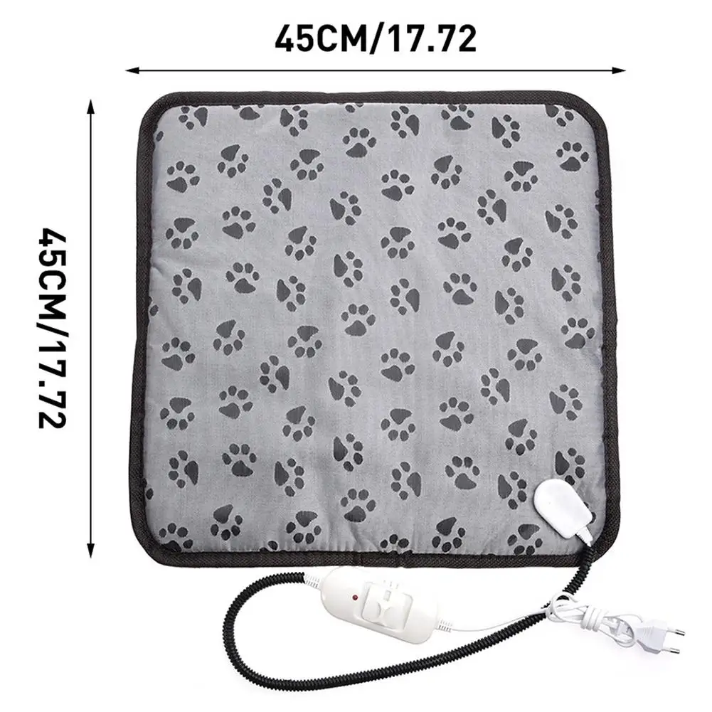 Pet Dog Bed Electric Blanket Heating Pad Dog Cat Bed chair Mat Waterproof Adjustable Temperature Chair Cushion Dog Beds Supplies