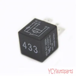 Car Relay # 433 Fit For VW Caddy EOS Golf Jetta Passat Sharan Touran Touareg AUDI A3 S3 Seat Altea Leon 3D0951253A