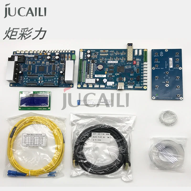 

Jucaili 1 set Double head Hoson Board for Epson 4720/3200 printhead board kit for UV flatbed Printer supports the Z axis