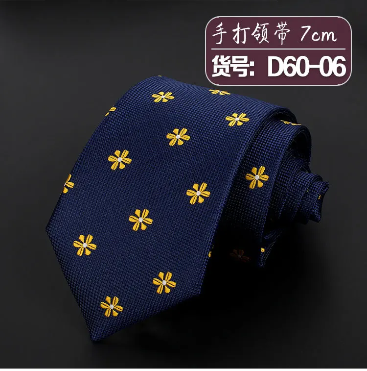 Mode Dünne Dünne 7-8cm Krawatten Klassische männer Streifen Plaid Floral Wein Blau Hochzeit Krawatten Jacquard Gewebt party Männer Krawatten – Detail 8