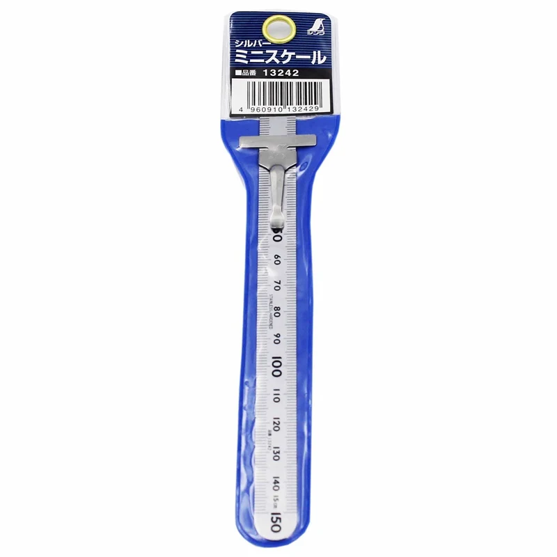 SHINWA Penguin Mini Stainless Steel Rule/Machine Scale 15cm Depth Gauge Ruler 13242/14249