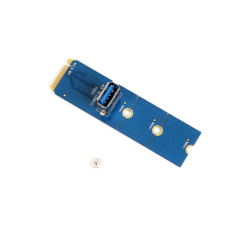 NGFF M.2 إلى USB 3.0 بطاقة نقل موسع M2 إلى USB3.0 محول محول PCI-E بطاقة الناهض للرسومات GPU التعدين التعدين