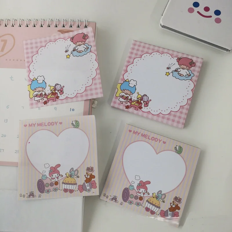 50 Sheets Cute Cartoon Memo Pad Student Decorative Diary Non Sticky Notes Scrapbooking Diy Kawaii Notepad School Stationery