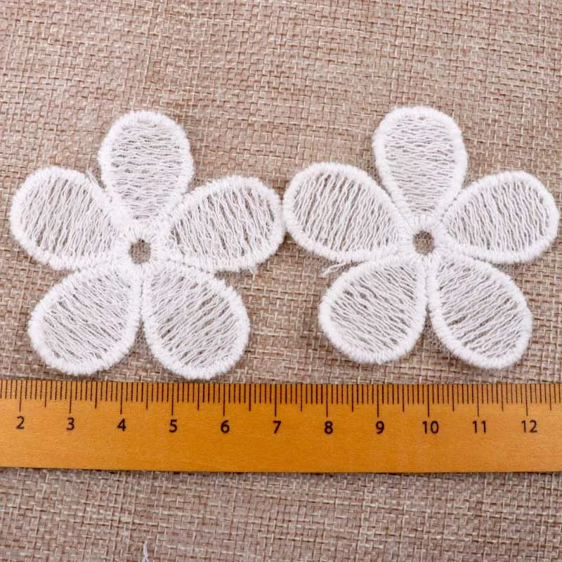 10pcs/lot Floral Pattern Lace Ribbon for Decorating, Floral Designing & Crafts Garment Accessories Decoration 5.7cm