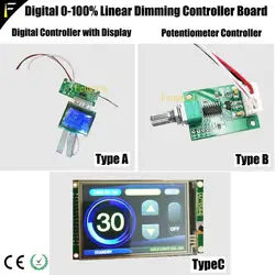 Digital Display Board Constant Current Linear Dimmer Potentiometer Temperature Thermostat Detection Control Board fit LED CBT60w