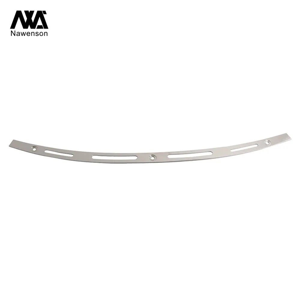 For 2014-2022 Electra Glide Windshield Trim Slotted Chrome Windscreen Trim Strip for Harley Street Glide/Tri Glide 2014-Later