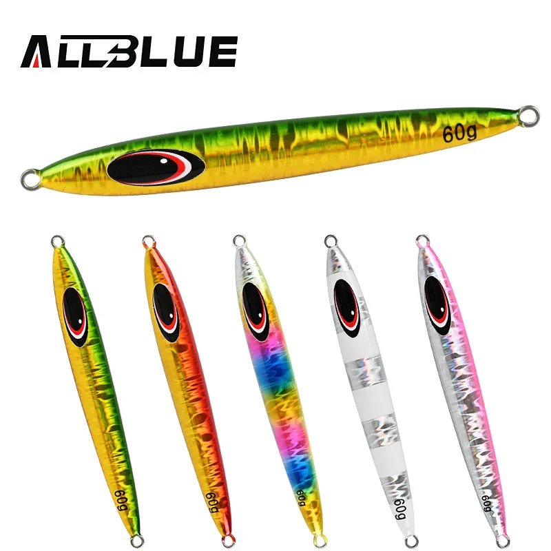 ALLBLUE Cuchara de jigging metal profesional para pesca