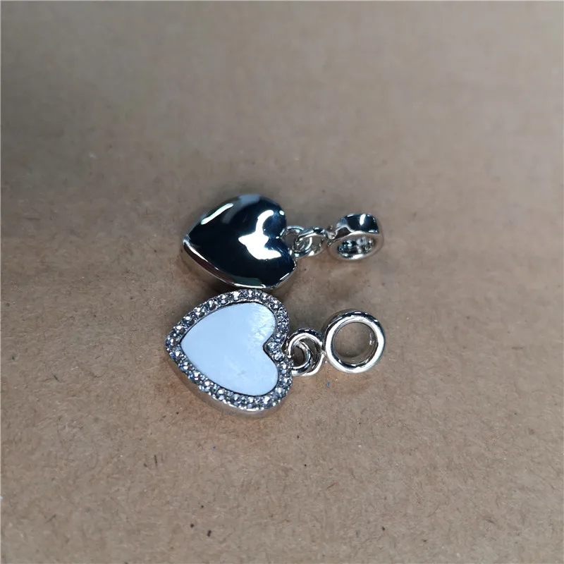 sublimation blank heart photo bead metal Slider european charms hot transfer printing high quality charm material 15pcs/lot