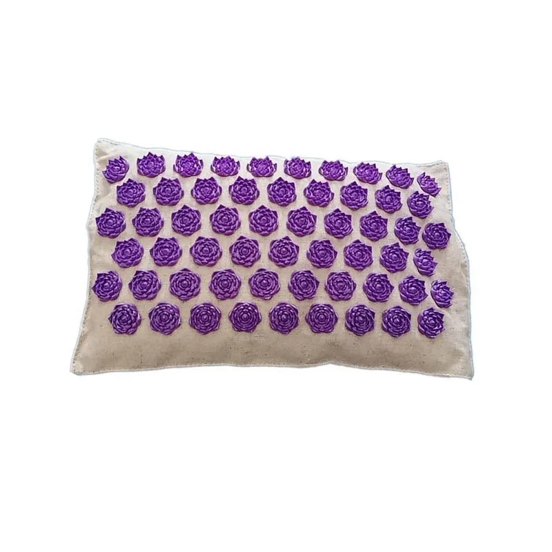 Cotton linen lotus acupuncture cushion matching pillow Yoga mat acupuncture massage pillow acupuncture pillow