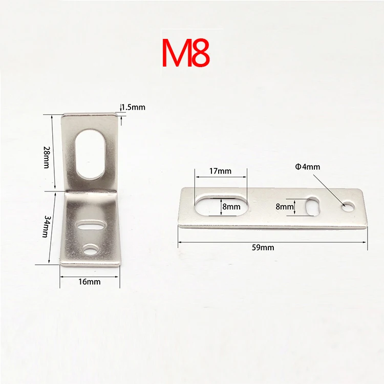 Taidacent 20Pcs Photoelectric Switch Bracket Proximity Sensor Mounting Bracket Base for M8 M12 M18 M30 Photoelectric Sensor