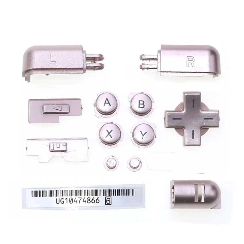 JCD Replacement A B X Y L R D Pad Cross Button For NDS Lite NDSL Full Set Button