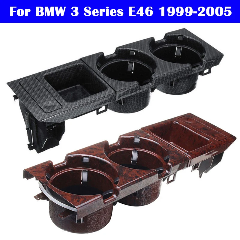 

For BMW 3 Series E46 1999-2005 Car Front Center Console Cup Rack / Change Box Water Cup Holder Storing Coin Box