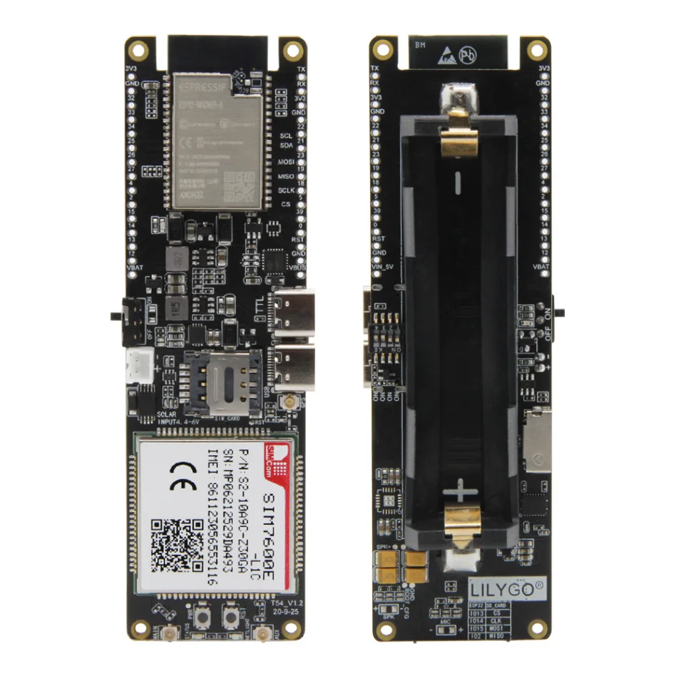 

SIMCOM SIM7600E SIM7600E-L1C LTE Cat1 module development board for EMEA/Korea/Thailand USB dongle ESP32-WROVER-B wireless module