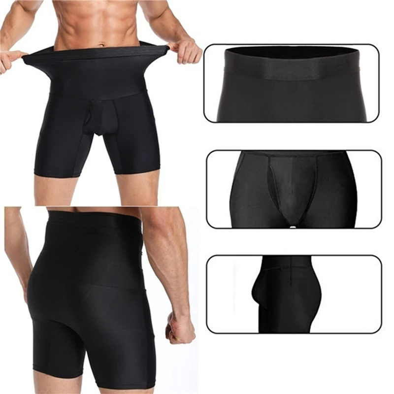 Bragas de Control para hombre, Bóxer adelgazante, entrenador de cintura alta, Body moldeador de cuerpo, compresión, ajustado, nuevo