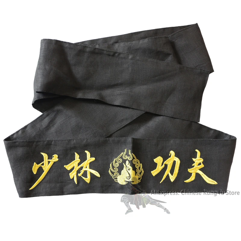 Shaolin Monk Embroidery Kung fu Sashes for Training Performance Uniforms Wushu Martial arts Karate Taekwondo Belts