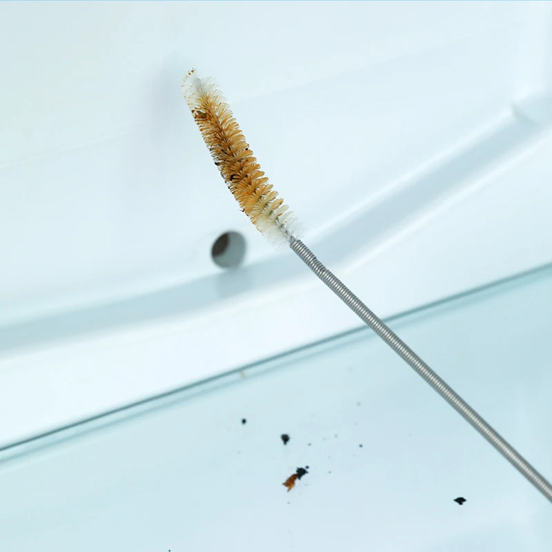 1/1.5 metro spazzola per pulizia a spirale detergente per tubi frigorifero pulizia dei tubi pompa dell\'aria tubo flessibile lavaggio scarico