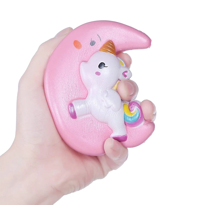 Jumbo Kawaii Moon Unicorn Squishy Slow Rising Squeeze Toys Scented Soft Healing Antistress Stress Relief Toy