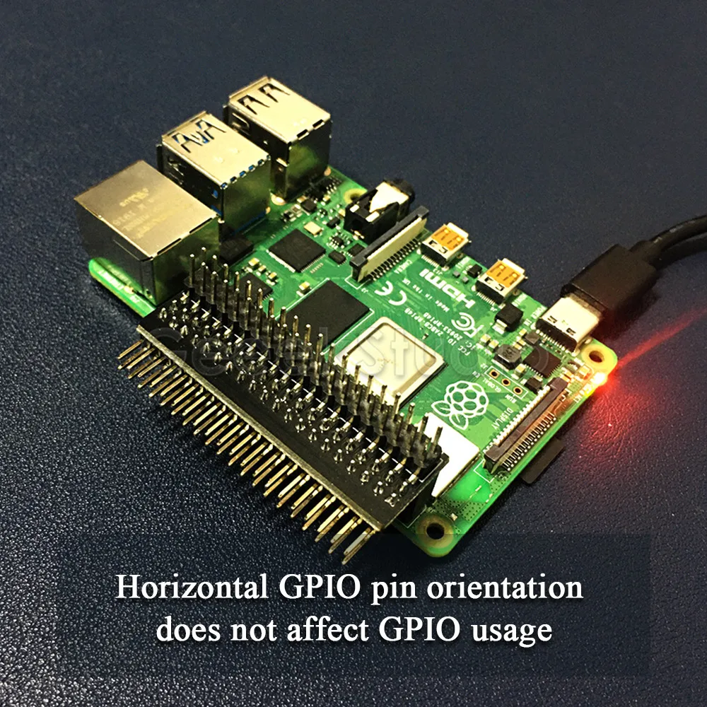 GPIO Edge Extension RPI 4 Model B Dev Board GPIO Header for Raspberry Pi 5/4B / 3B+ / 3B / Zero W /  Zero