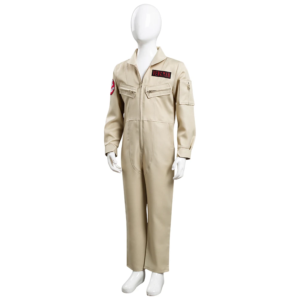 Costume de Cosplay Ghostbusters pour Enfant, Combinaison, Tenues d'Halloween, Carnaval, Trempé