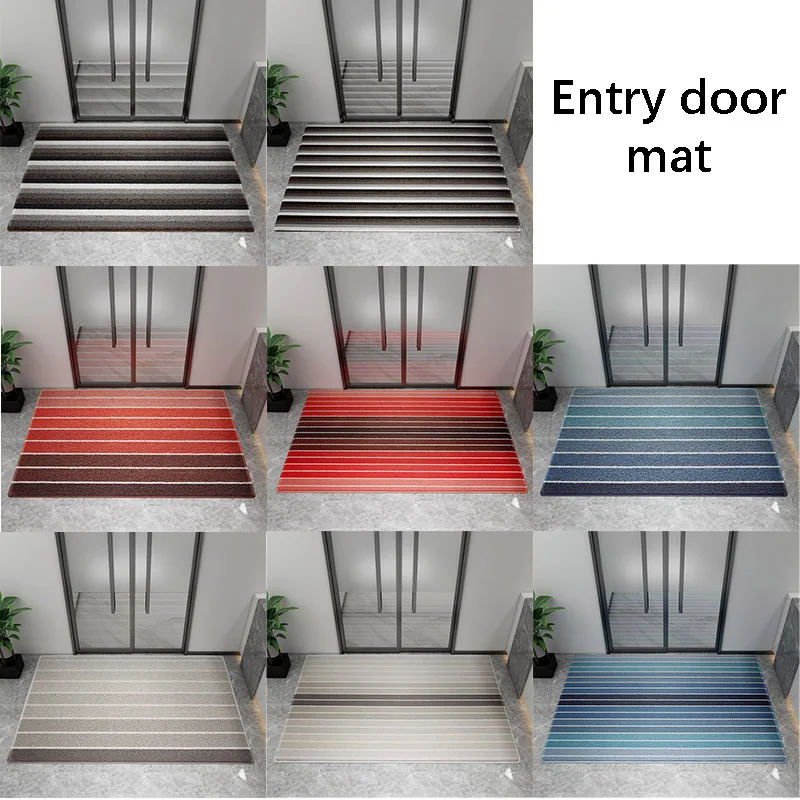 Outdoor Anti-Slip Door Mat, American Textilene Technology, Bathroom Rugs and Mat Set, Mocking Soil, Living Room