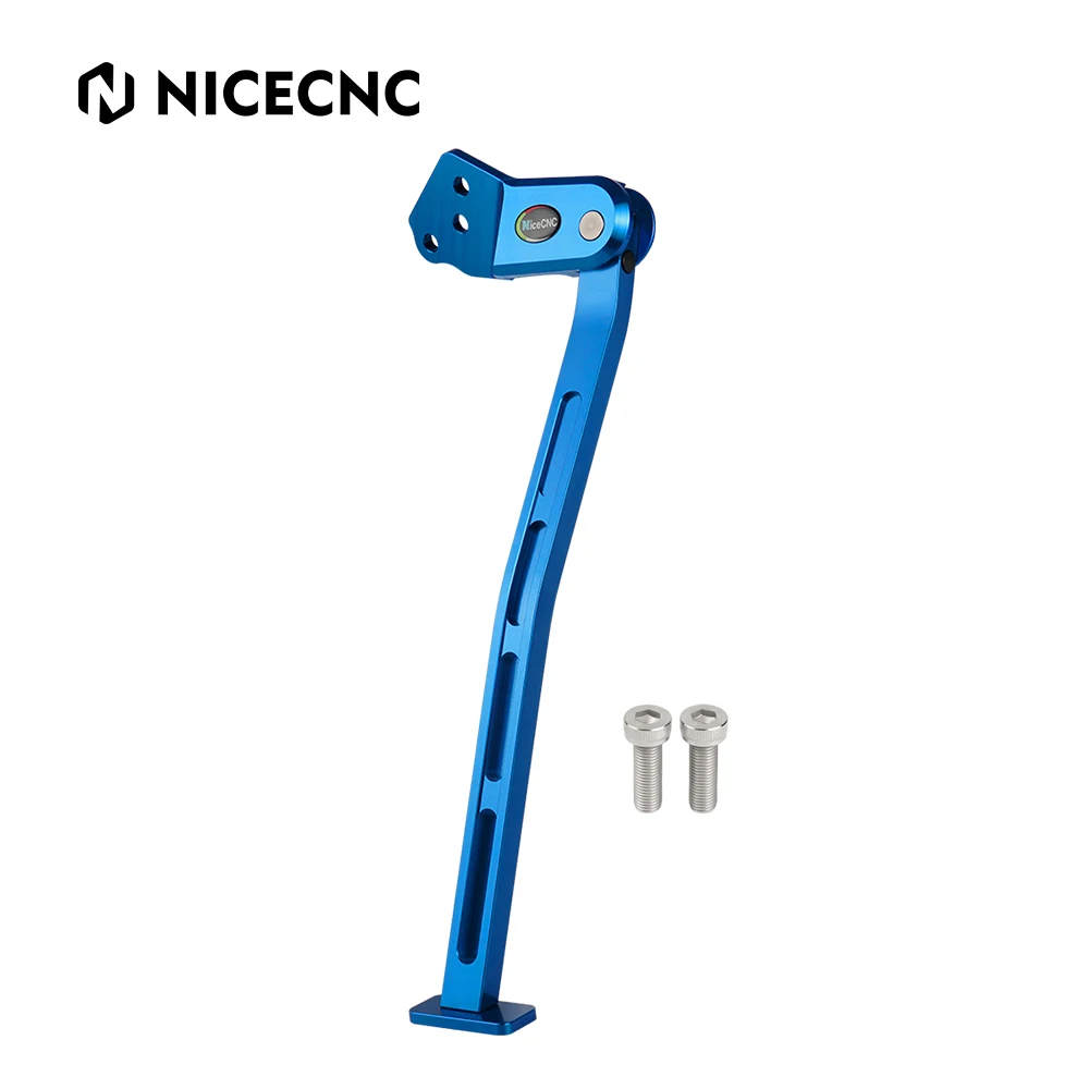 NiceCNC Motorcycle Side Stand Kickstand Aluminum for YAMAHA YZ450F YZ250F YZ 250F 450F 2014-2022 Black Blue Parking Side Stand