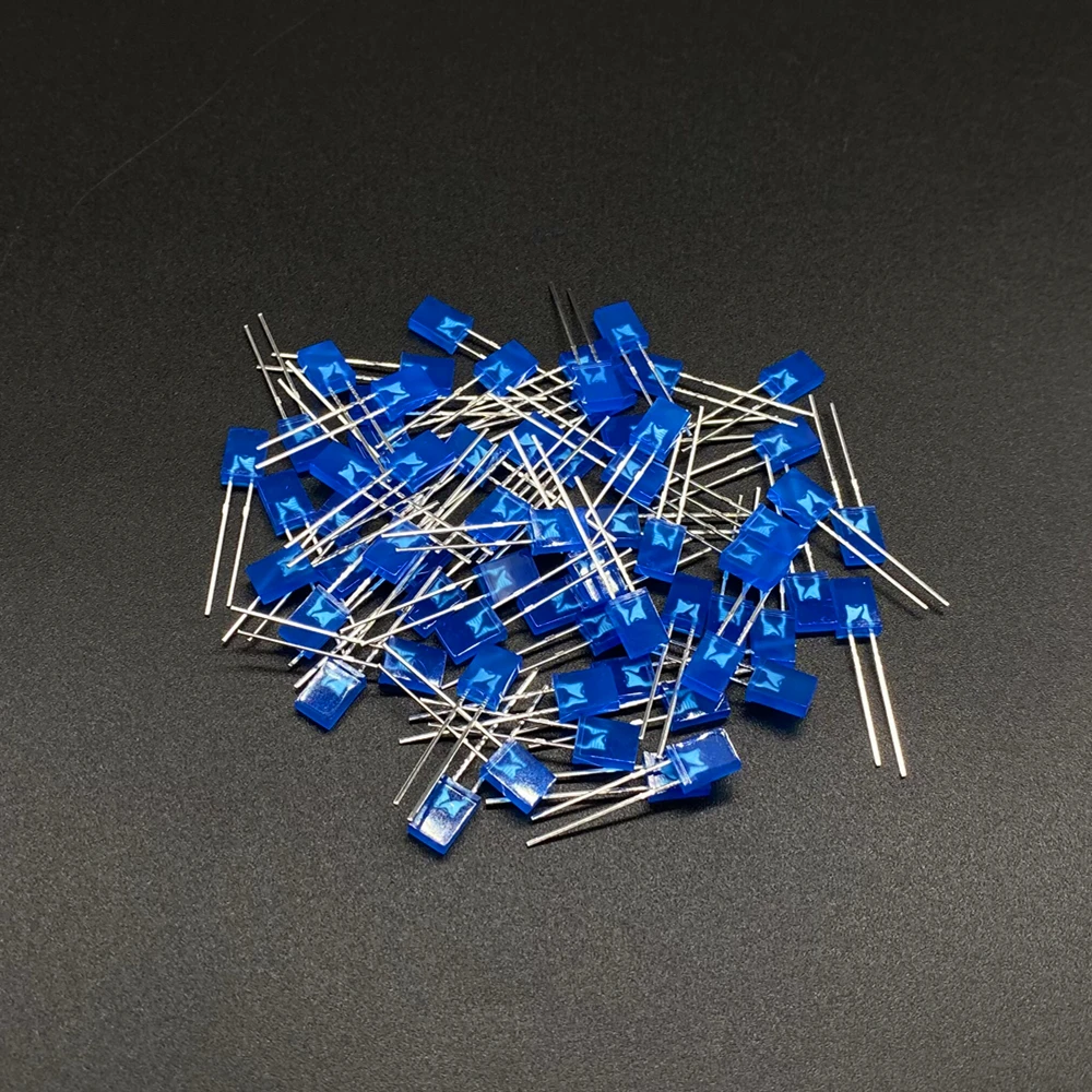 100pcs 2X3X4 square LED 234 Red light-emitting diode White Yellow Red Green Blue electronic diy kit