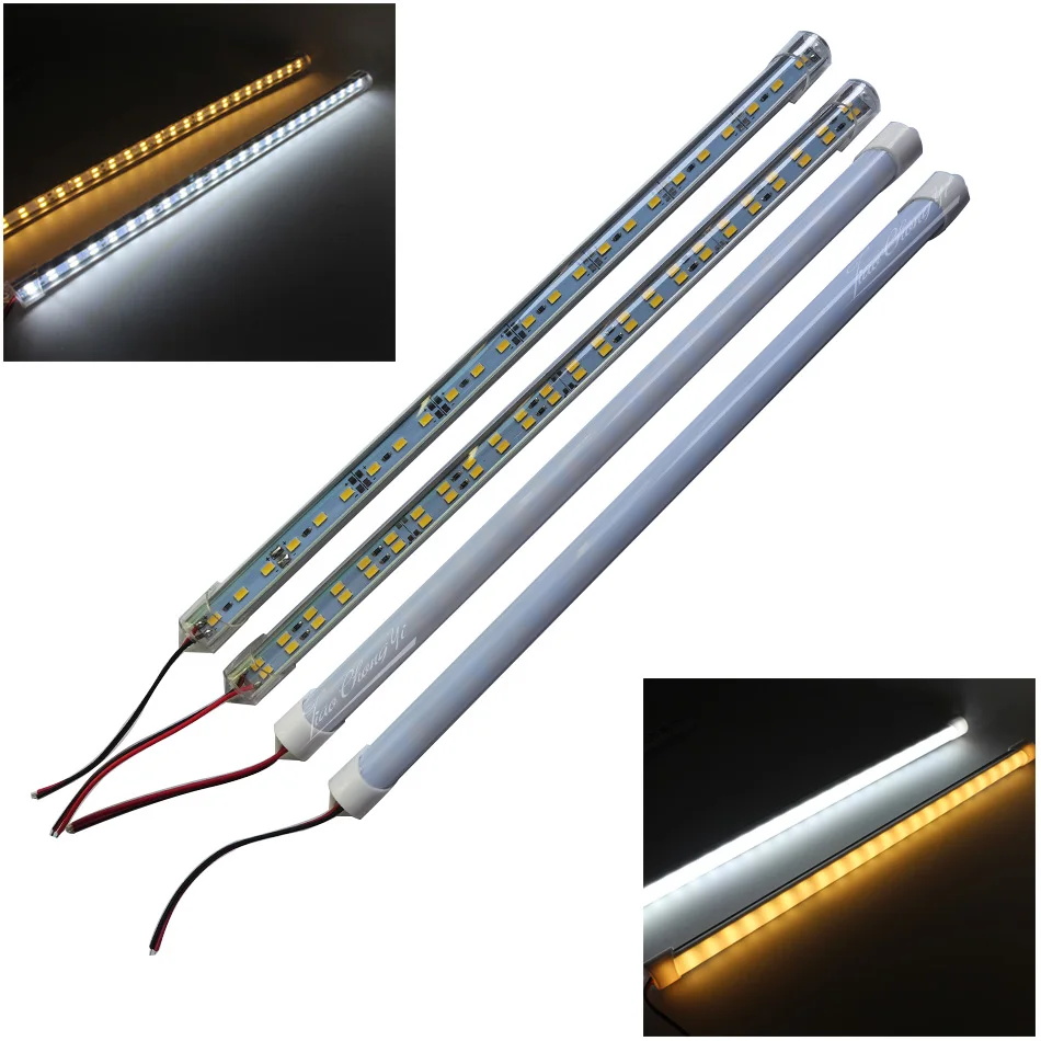 33cm DC12V/24V Aluminium shell 5630 LED strip Hard Rigid LED Strip Bar lamps white/warm white For Car Caravan Boat Home 1PCS