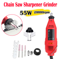 55W 20000rpm Electric Power Chain Saw Sharpener Grinder Machine Portable Mini Chainsaw Grinding Garden Tools with Accessories