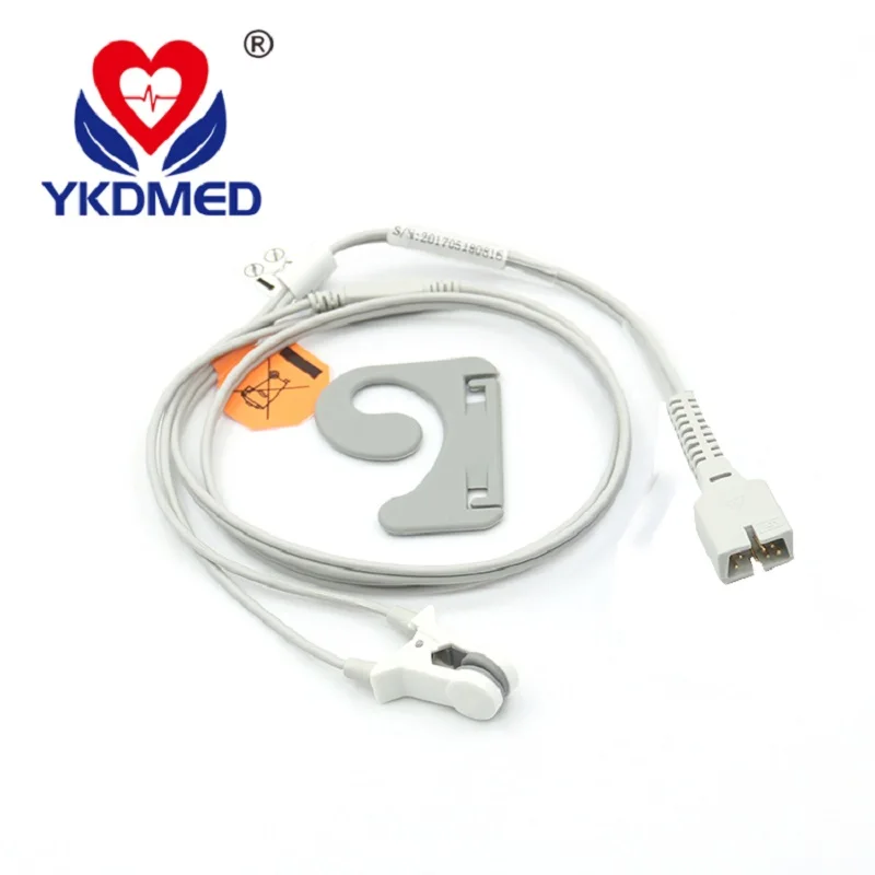 

Compatible with Bionet ear clip spo2 probe blood oxygen probe, 1M, 9Pin