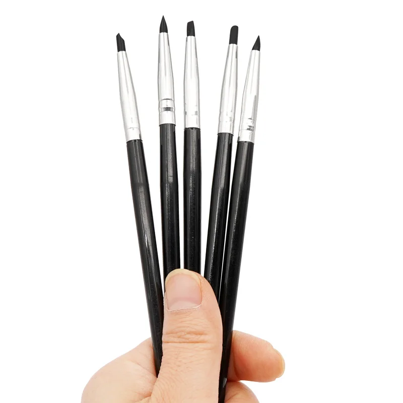 5pcs Dental Resin Brush Pen Dental Technician Tools Dental Lab Supplies Dentist Tools Dental Brush Pen Resin Brush Pen