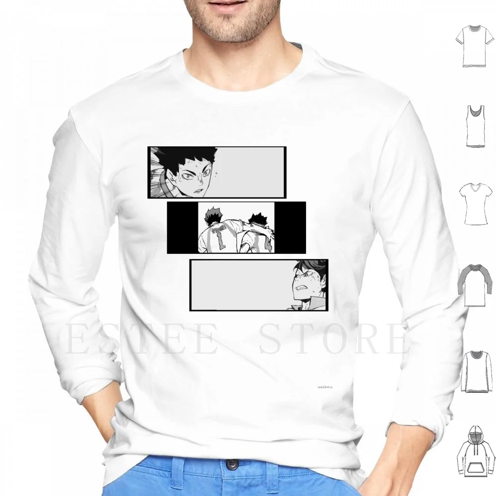 Iwaoi Soulmates Sudadera con capucha Manga larga Manga Anime Oikawatooru Iwaoi Oihina Iwaizumihajime Kagehina Bokuaka Daisuga
