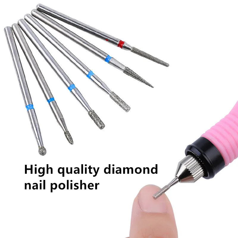 2019 electric manicure drill Nail Drill Bit Manicure Machine Milling Cutter Manicure Electric Nail Drill Accessories Nail Files