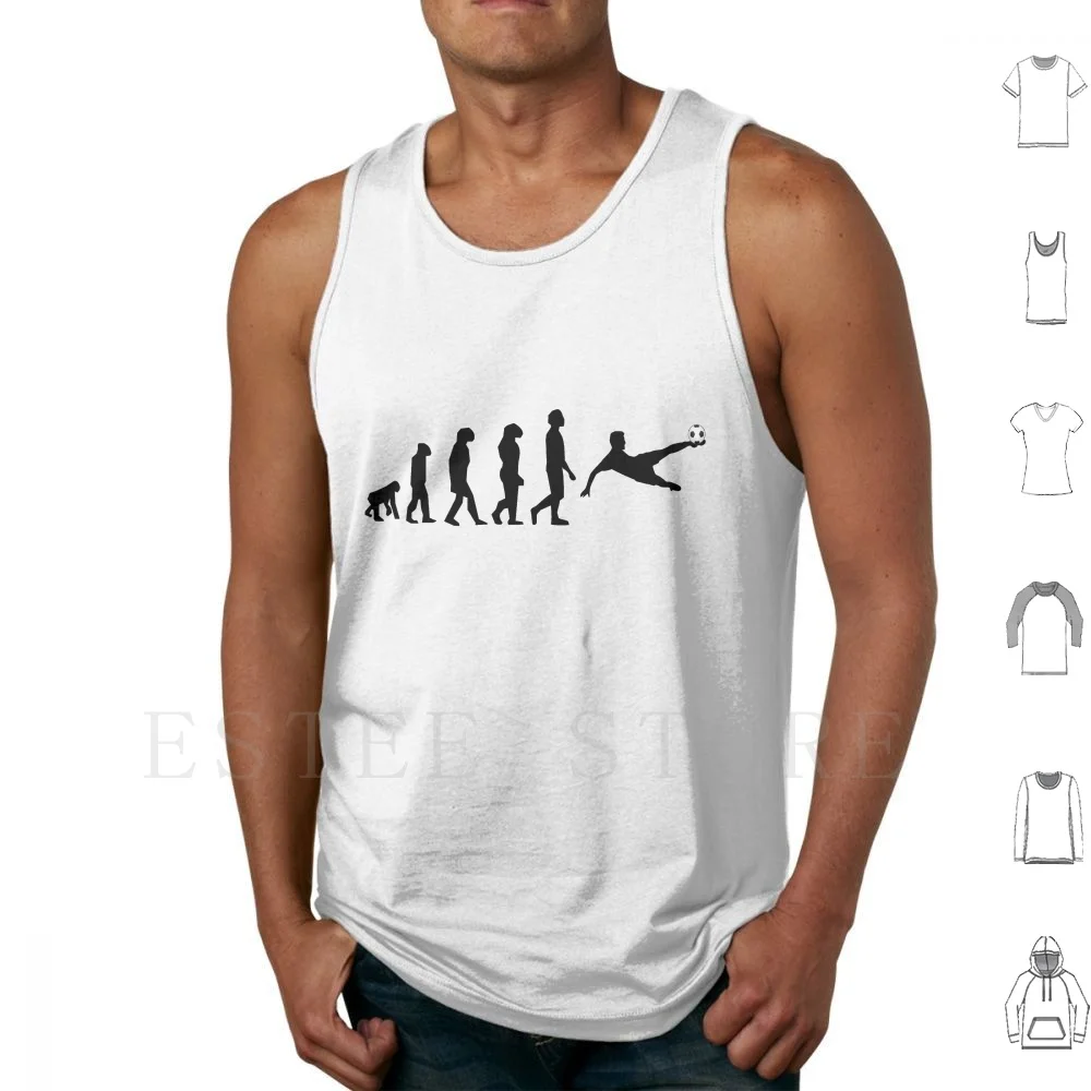 Evolution-Soccer Tank Tops Vest Evolution Soccer Futbol Football Ball