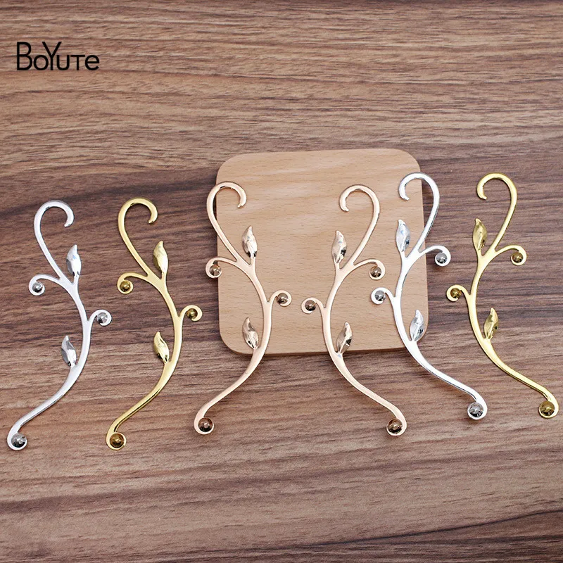 BoYuTe (5 Pairs/Bag) 125MM Metal Brass Vine Materials Diy Handmade Jewelry Making Accessories