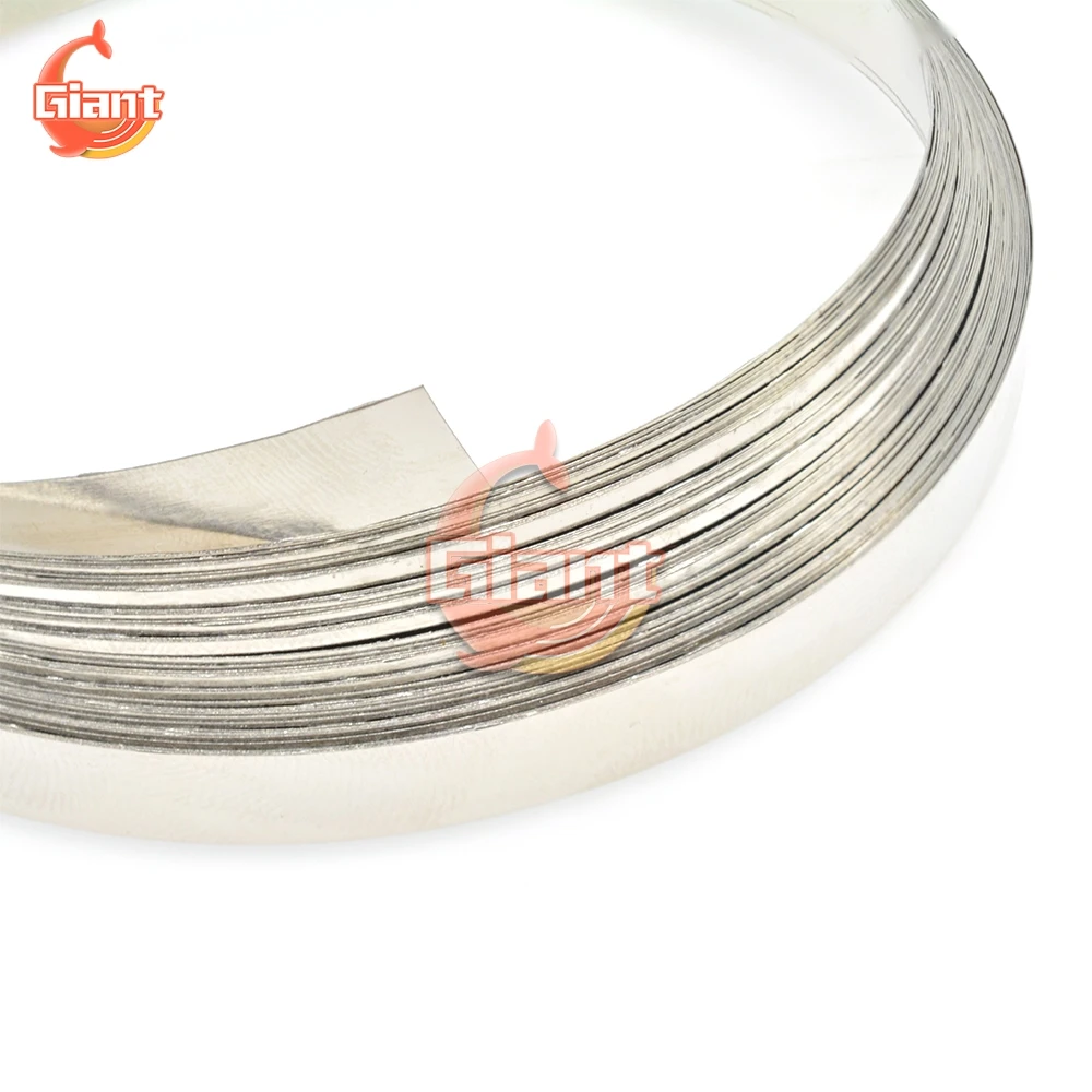 1 Roll 10m 18650 Li-ion Battery Nickel Sheet Plate Nickel Plated Strip Connector Steel Belt Spot Welding Machine Battery Welders