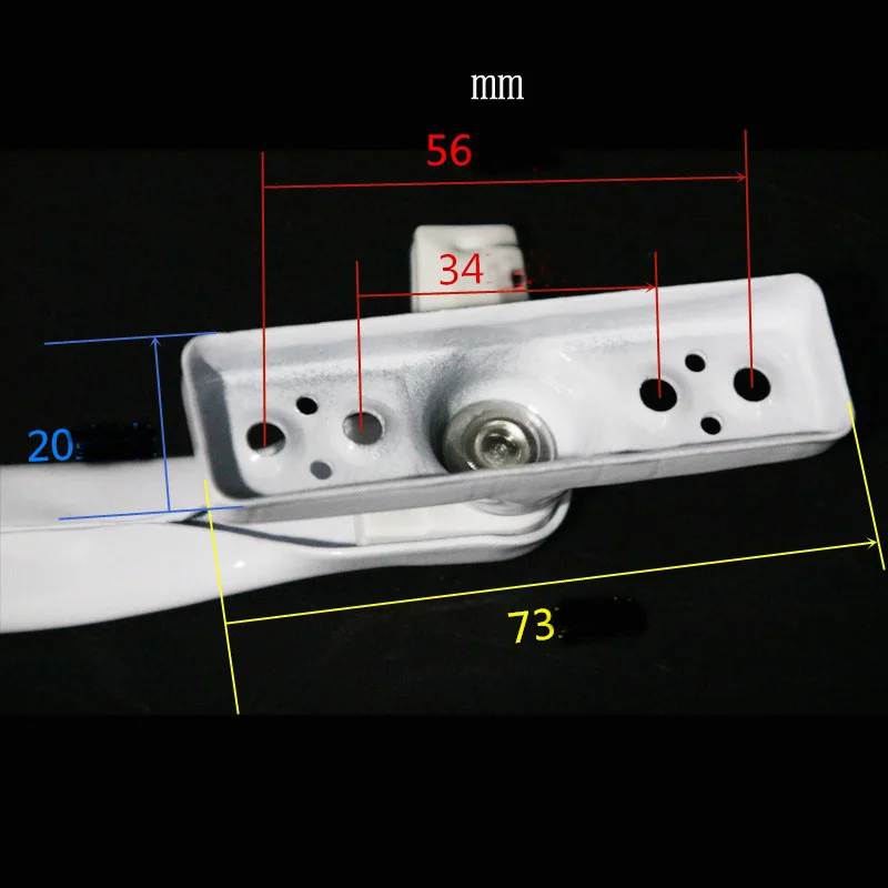 2pcs Old Style Casement Windows Plastic Steel 7-Shape Inside And Outside Window Handle
