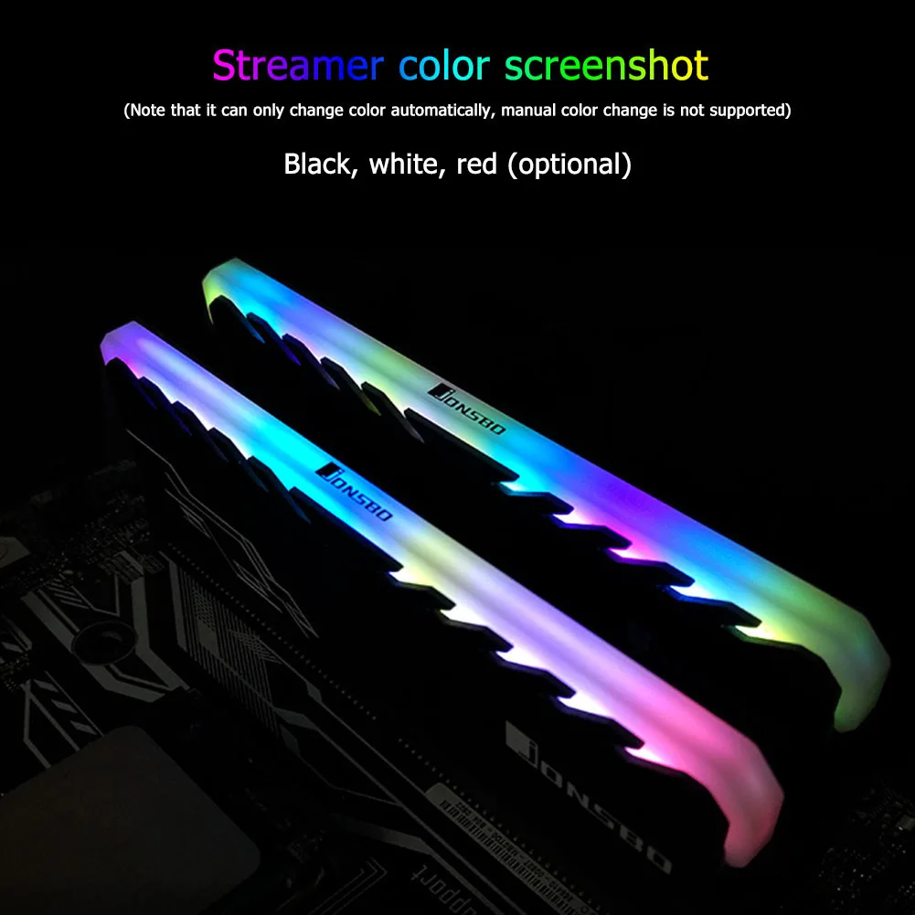 JONSBO Ram Heat Sink DDR RGB Radiator Paste Color Memory DDR3 DDR4 DDR5 Multi-functional Cooling Vest For Computer Accessory