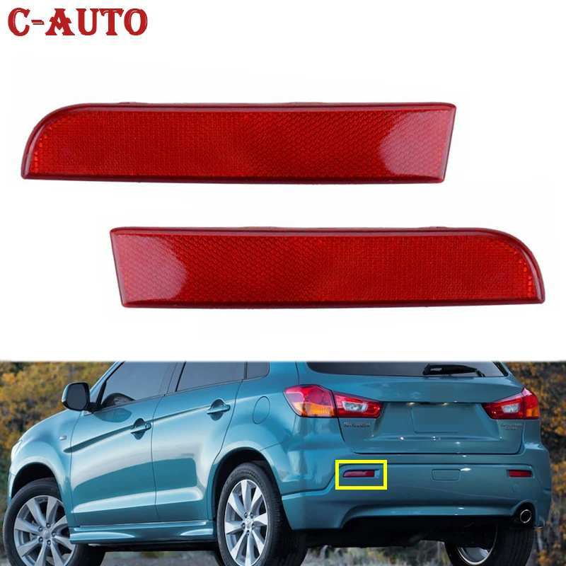 Car Rear Bumper Taillight Reflector Signal Light For Mitsubishi Outlander Sport ASX RVR 2011-2012 Lancer Evolution X 2008-2013